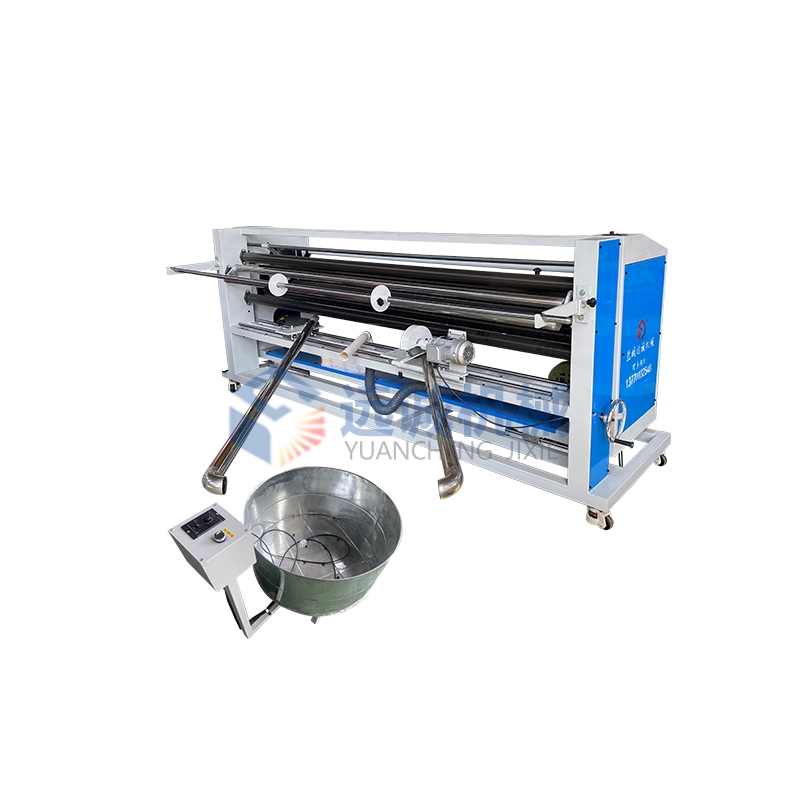 Fully automatic edge opening fabric rolling machine